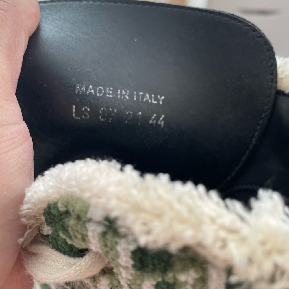 Men’s Dior B23 High Top Sneakers Green & White Oblique Tapestry - Picture 15 of 15